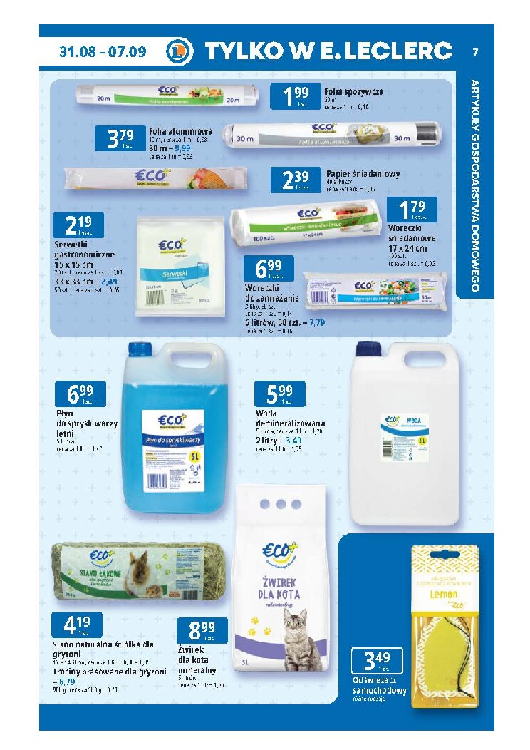 Gazetka E-leclerc 31/08/2026 – 07/09/2026 - gazetki promocyjne str. 7