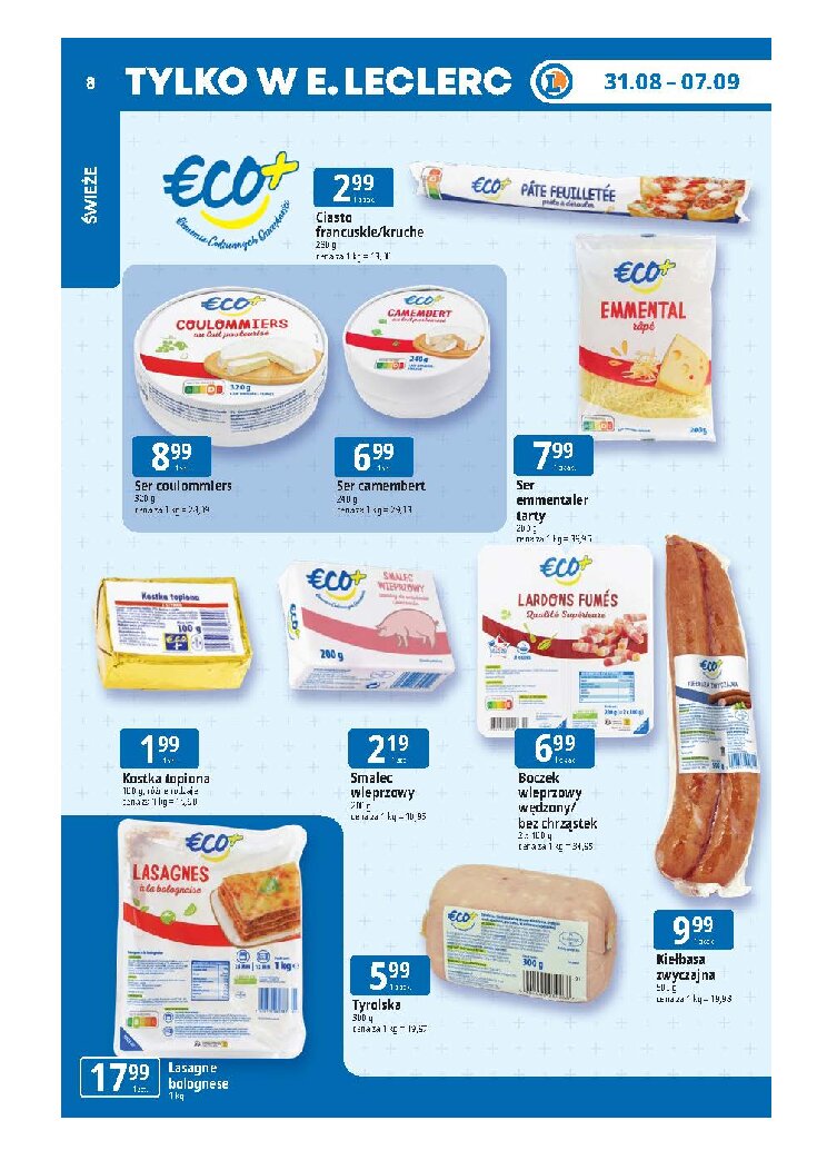 Gazetka E-leclerc 31/08/2026 – 07/09/2026 - gazetki promocyjne str. 8