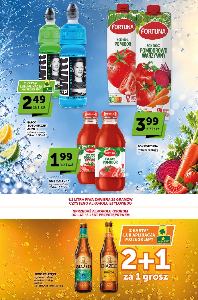 Gazetki promocyjne – napoje - gazetki promocyjne str. 26