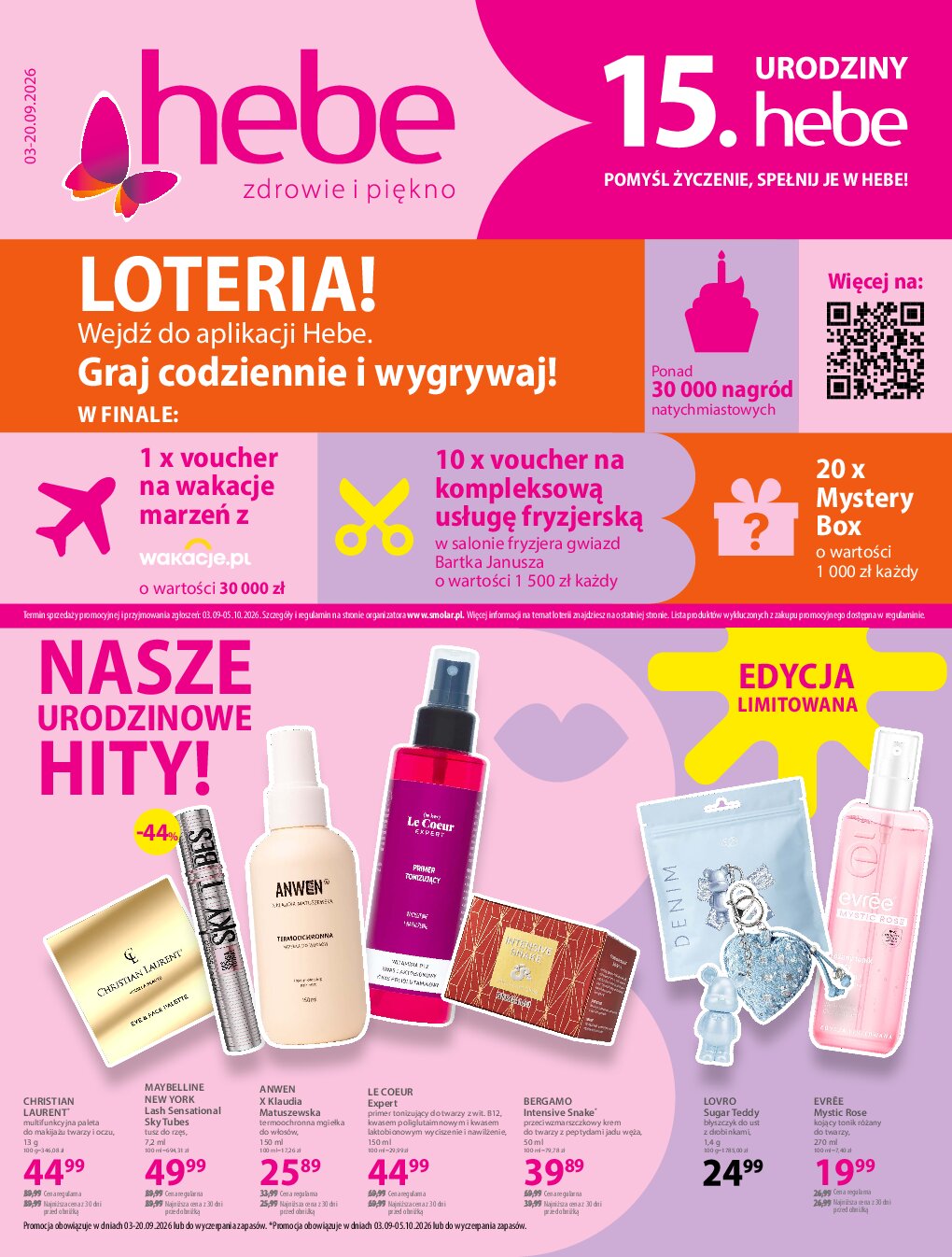 Gazetka Hebe 03/09/2026 – 20/09/2026