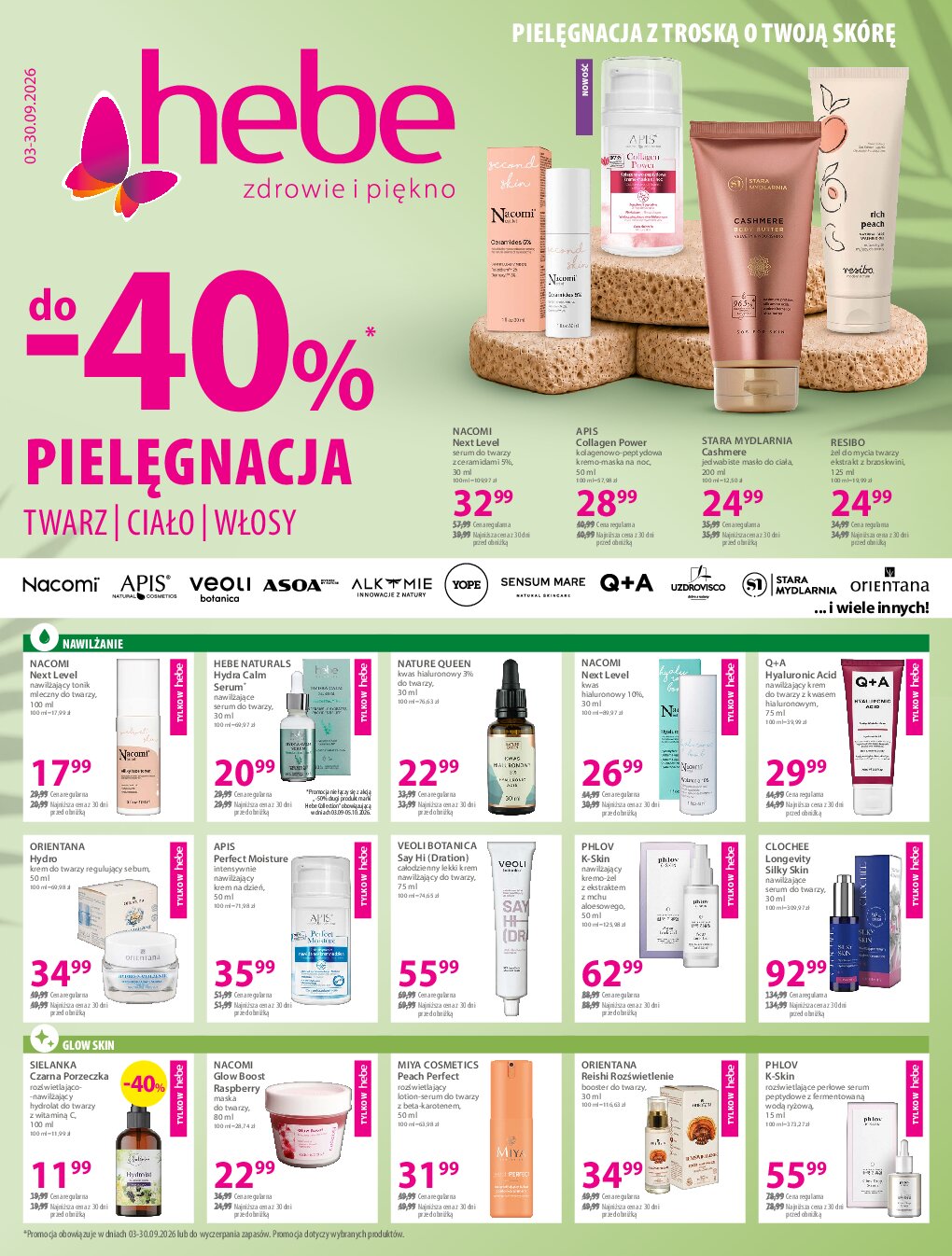 Gazetka Hebe 03/09/2026 – 30/09/2026 - gazetki promocyjne str. 1