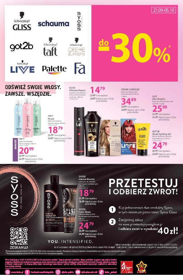 Gazetka Hebe 21/09/2026 – 05/10/2026 - gazetki promocyjne str. 20