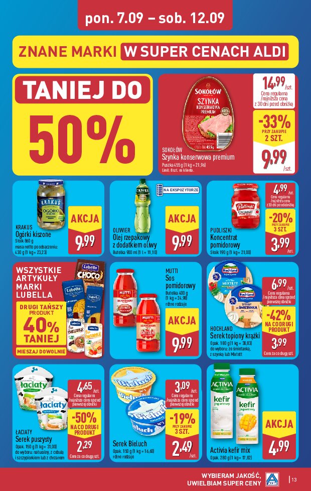 Gazetka Aldi 07/09/2026 – 12/09/2026 - gazetki promocyjne str. 13