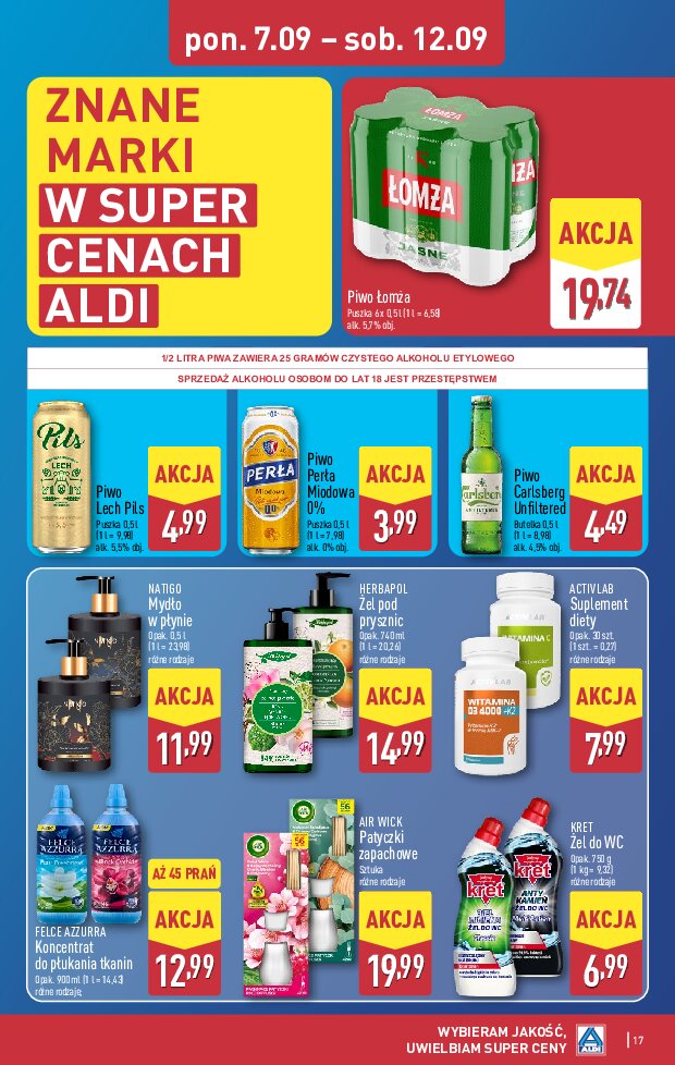 Gazetka Aldi 07/09/2026 – 12/09/2026 - gazetki promocyjne str. 17