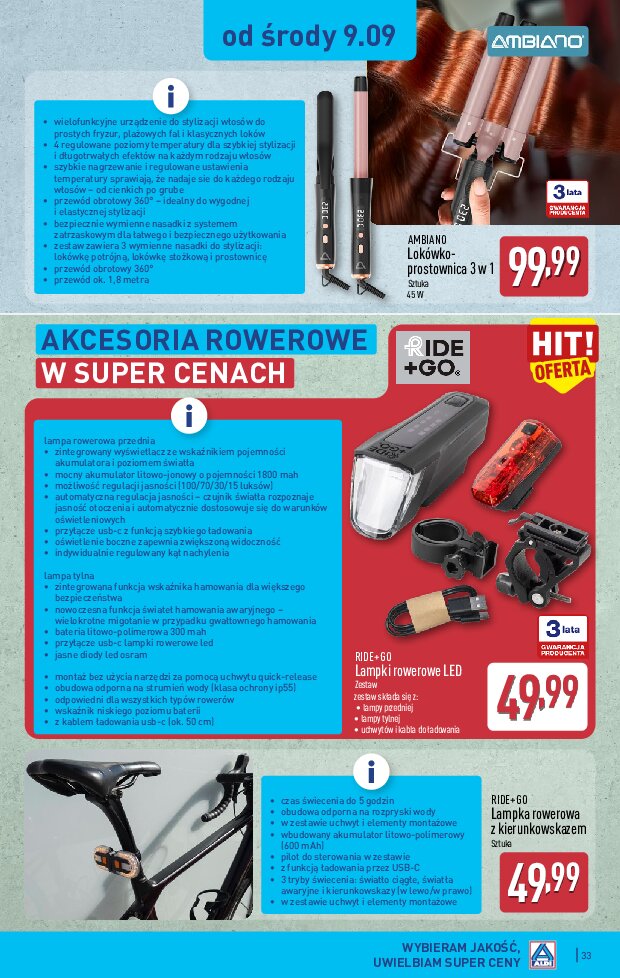 Gazetka Aldi 07/09/2026 – 12/09/2026 - gazetki promocyjne str. 33