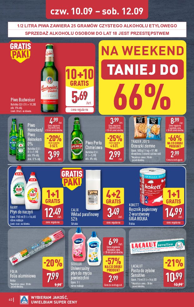 Gazetka Aldi 07/09/2026 – 12/09/2026 - gazetki promocyjne str. 40