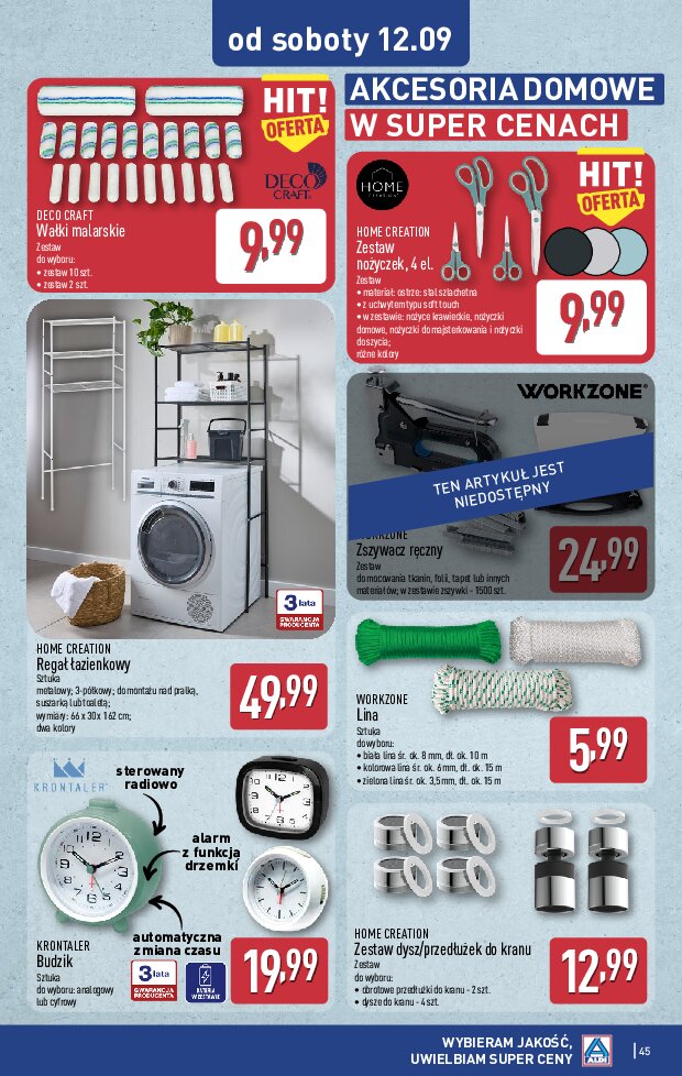 Gazetka Aldi 07/09/2026 – 12/09/2026 - gazetki promocyjne str. 45