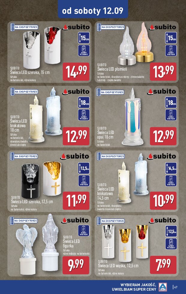 Gazetka Aldi 07/09/2026 – 12/09/2026 - gazetki promocyjne str. 47