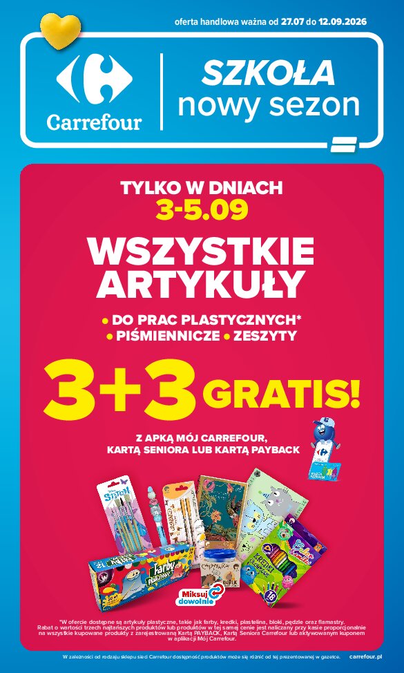 Gazetka Carrefour 27/07/2026 – 12/09/2026