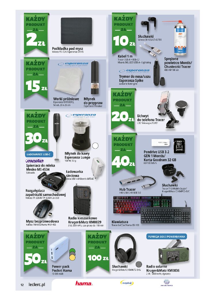 Gazetka Https://wwwgazetkipromocyjnenet/e-leclerc 08/09/2026 – 19/09/2026 - gazetki promocyjne str. 12