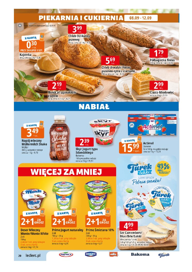 Gazetka Https://wwwgazetkipromocyjnenet/e-leclerc 08/09/2026 – 19/09/2026 - gazetki promocyjne str. 20