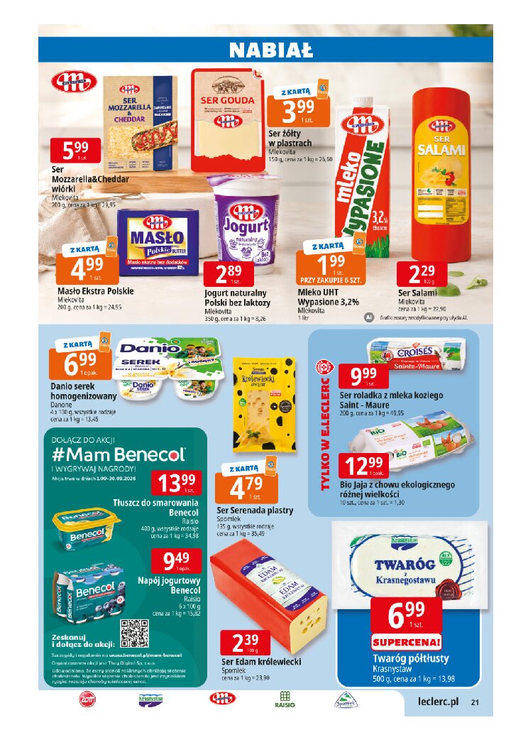 Gazetka Https://wwwgazetkipromocyjnenet/e-leclerc 08/09/2026 – 19/09/2026 - gazetki promocyjne str. 21