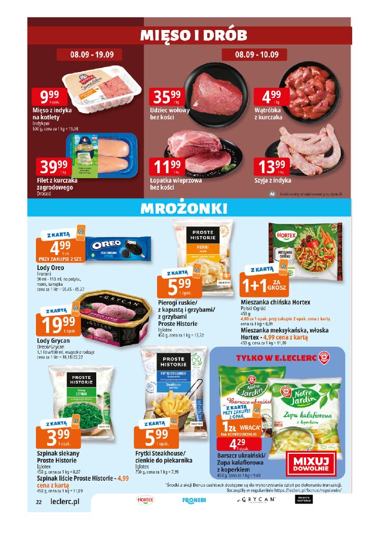Gazetka Https://wwwgazetkipromocyjnenet/e-leclerc 08/09/2026 – 19/09/2026 - gazetki promocyjne str. 22