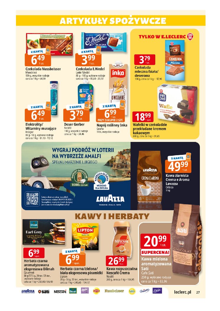 Gazetka Https://wwwgazetkipromocyjnenet/e-leclerc 08/09/2026 – 19/09/2026 - gazetki promocyjne str. 27