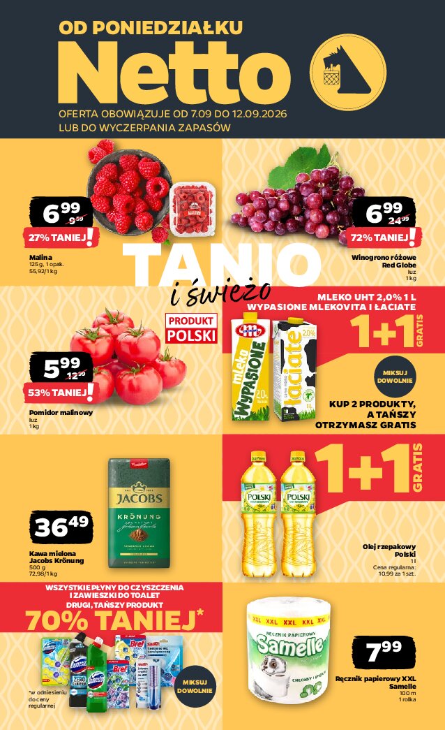 Gazetka Netto 07/09/2026 – 12/09/2026 - gazetki promocyjne str. 1