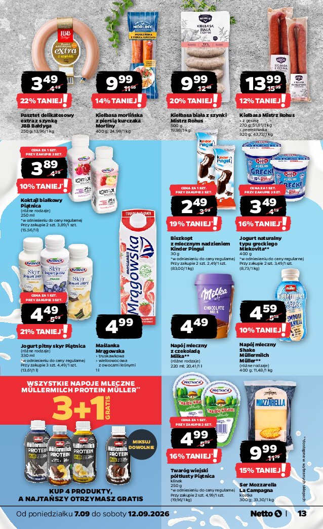Gazetka Netto 07/09/2026 – 12/09/2026 - gazetki promocyjne str. 13