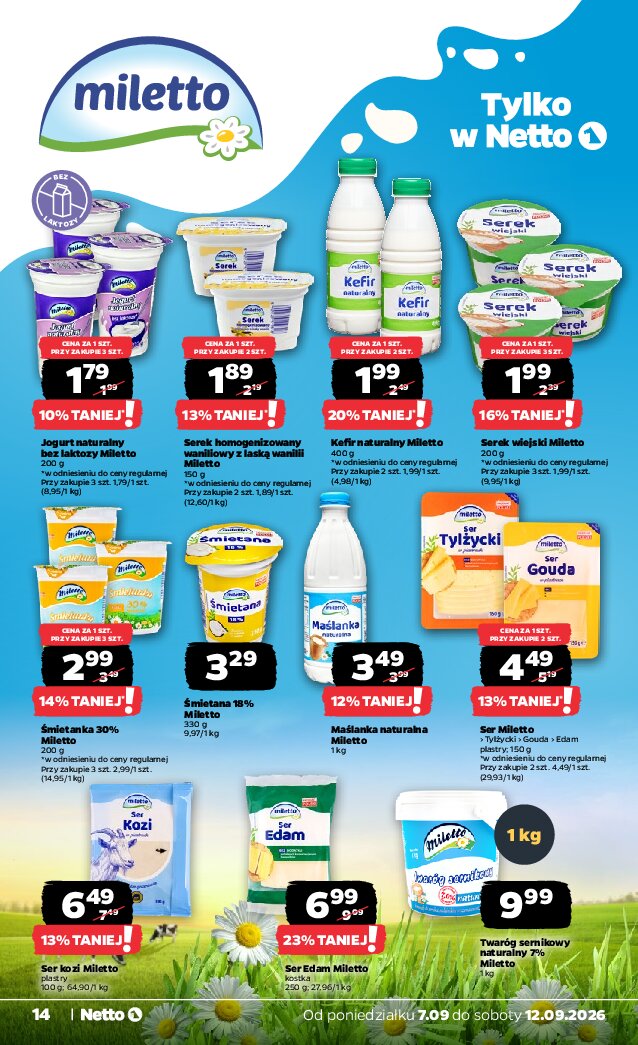 Gazetka Netto 07/09/2026 – 12/09/2026 - gazetki promocyjne str. 14