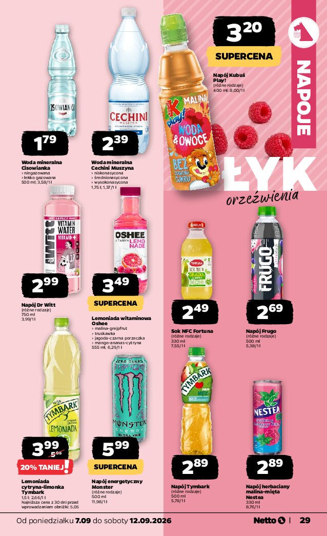 Gazetka Netto 07/09/2026 – 12/09/2026 - gazetki promocyjne str. 29