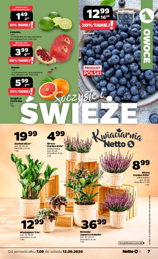 Gazetka Netto 07/09/2026 – 12/09/2026 - gazetki promocyjne str. 7