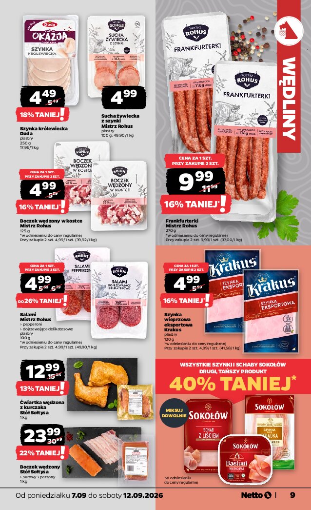 Gazetka Netto 07/09/2026 – 12/09/2026 - gazetki promocyjne str. 9