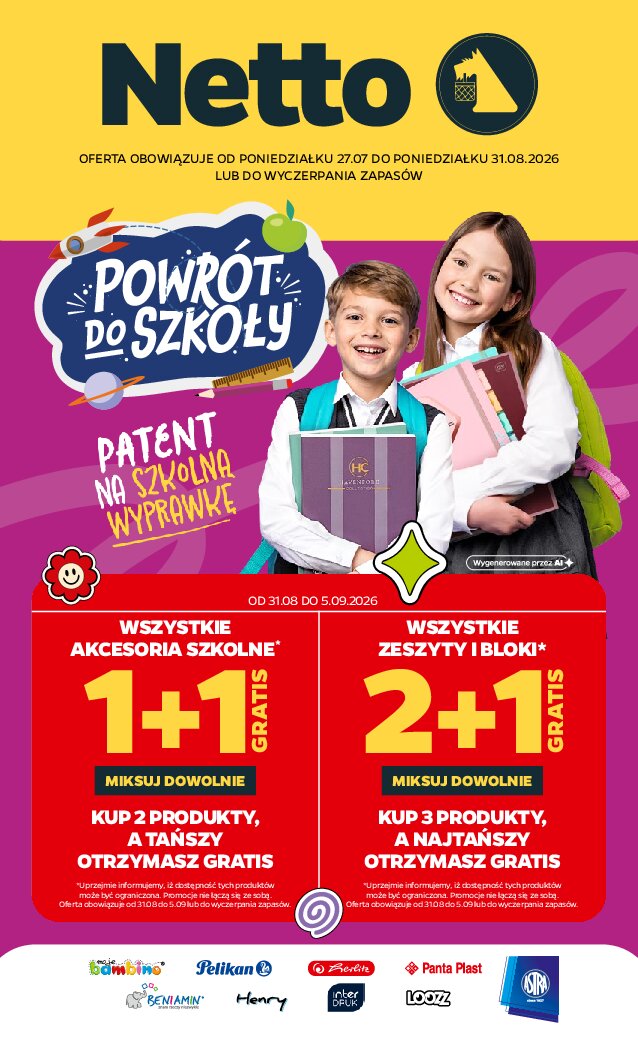 Gazetka Netto 31/08/2026 – 19/09/2026