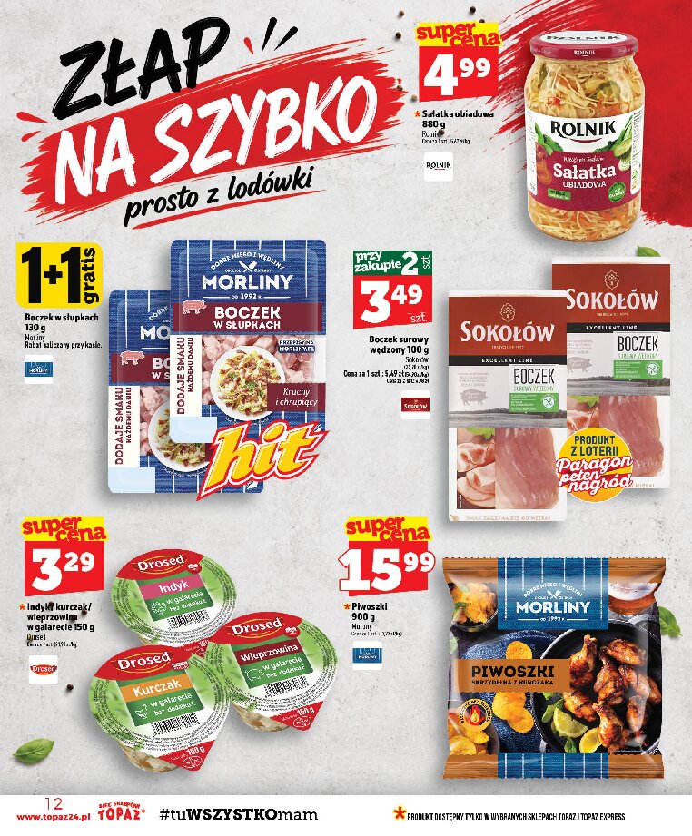 Gazetka Topaz 10/09/2026 – 16/09/2026 - gazetki promocyjne str. 12