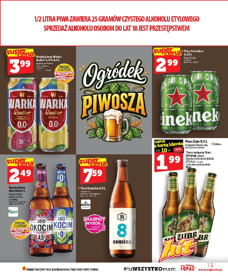 Gazetka Topaz 10/09/2026 – 16/09/2026 - gazetki promocyjne str. 15