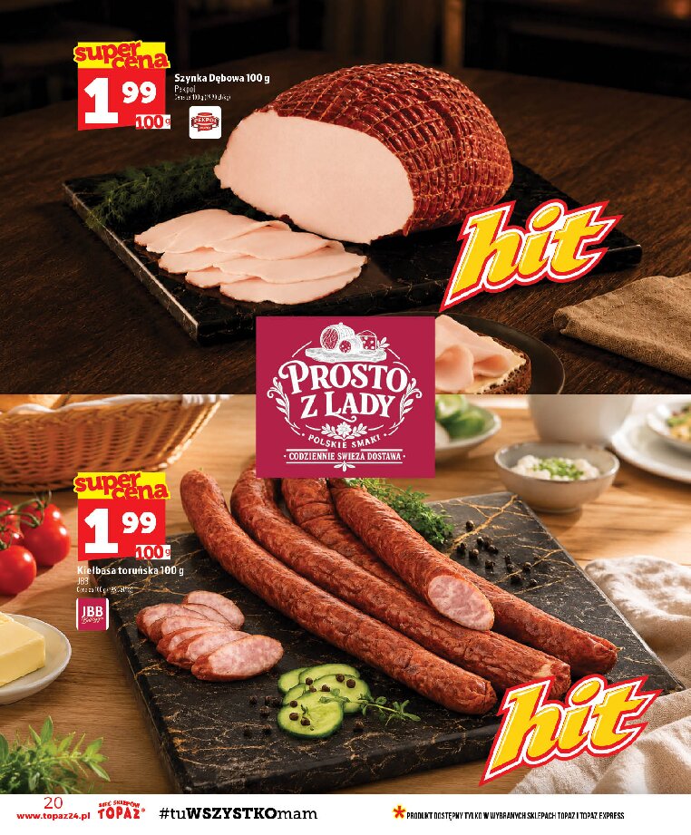 Gazetka Topaz 10/09/2026 – 16/09/2026 - gazetki promocyjne str. 20