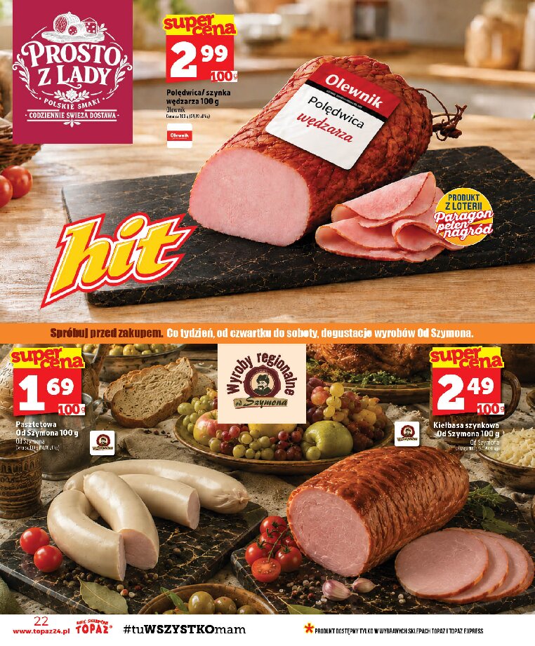 Gazetka Topaz 10/09/2026 – 16/09/2026 - gazetki promocyjne str. 22