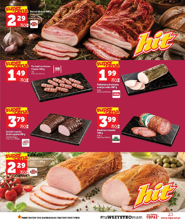 Gazetka Topaz 10/09/2026 – 16/09/2026 - gazetki promocyjne str. 23