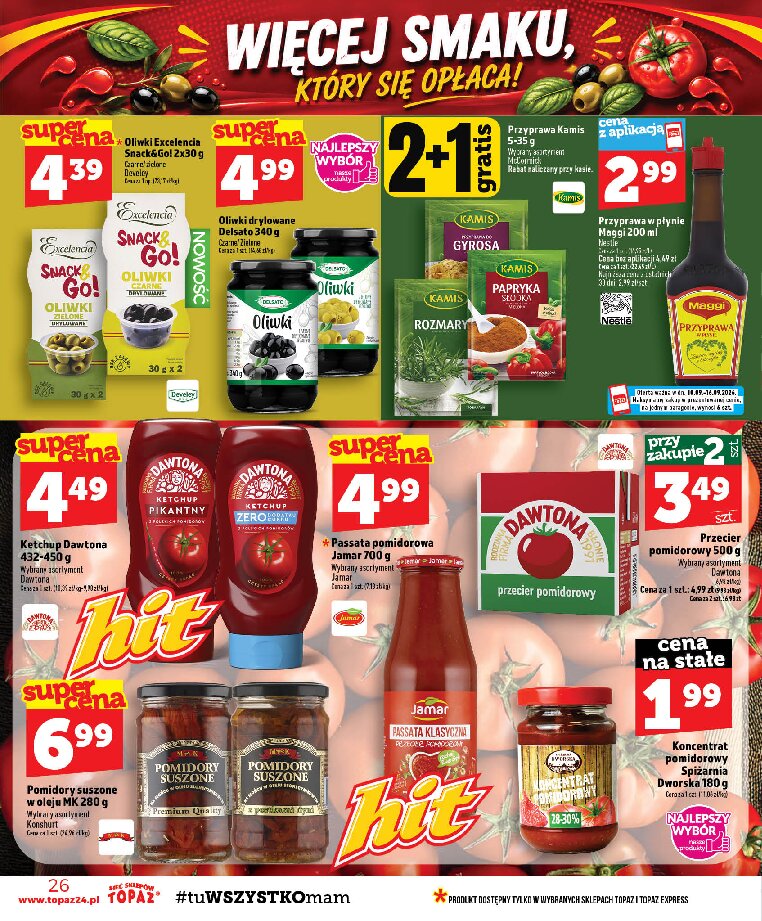 Gazetka Topaz 10/09/2026 – 16/09/2026 - gazetki promocyjne str. 26