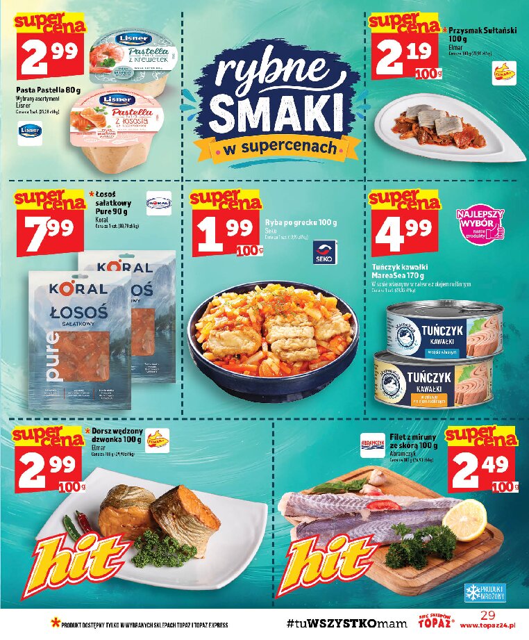 Gazetka Topaz 10/09/2026 – 16/09/2026 - gazetki promocyjne str. 29