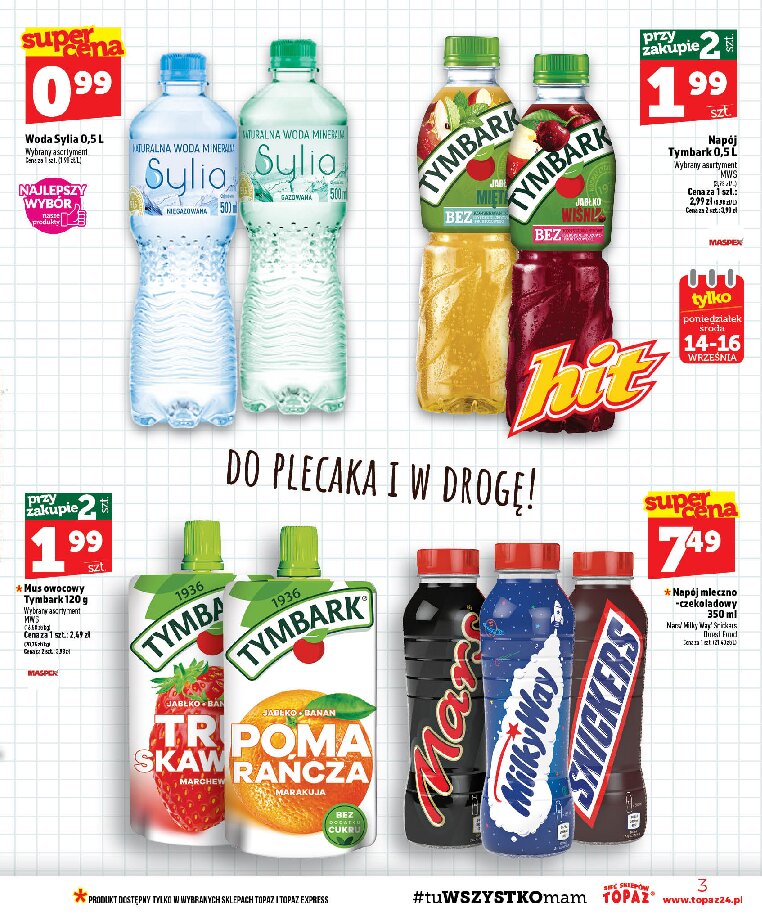Gazetka Topaz 10/09/2026 – 16/09/2026 - gazetki promocyjne str. 3