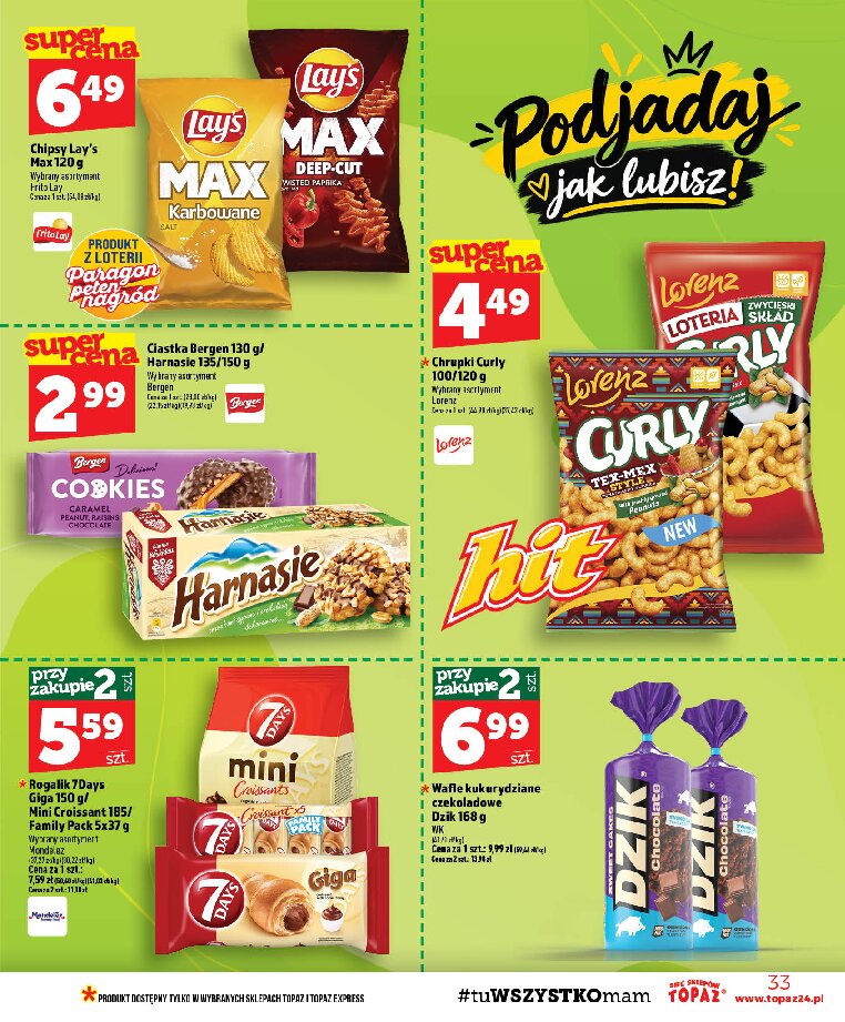 Gazetka Topaz 10/09/2026 – 16/09/2026 - gazetki promocyjne str. 33