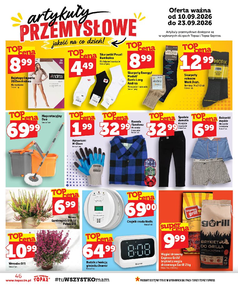 Gazetka Topaz 10/09/2026 – 16/09/2026 - gazetki promocyjne str. 46