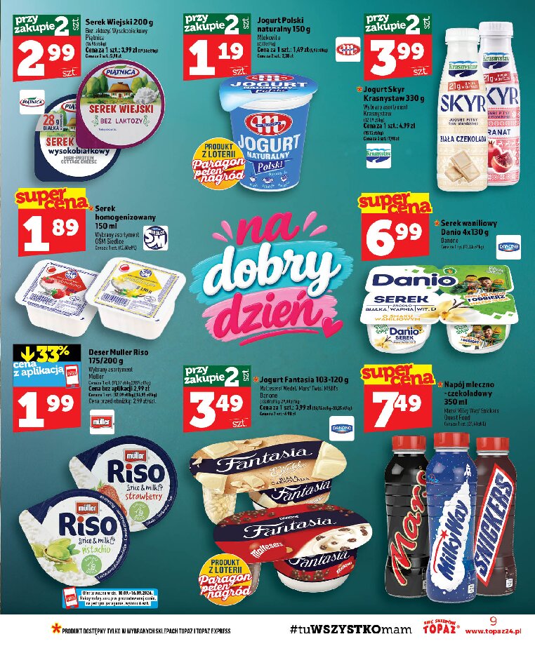 Gazetka Topaz 10/09/2026 – 16/09/2026 - gazetki promocyjne str. 9