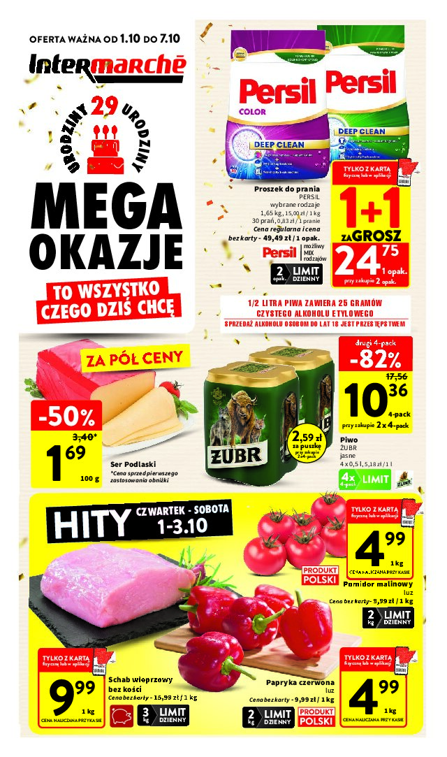 Gazetka Intermarche 01/10/2026 – 07/10/2026 - gazetki promocyjne str. 1