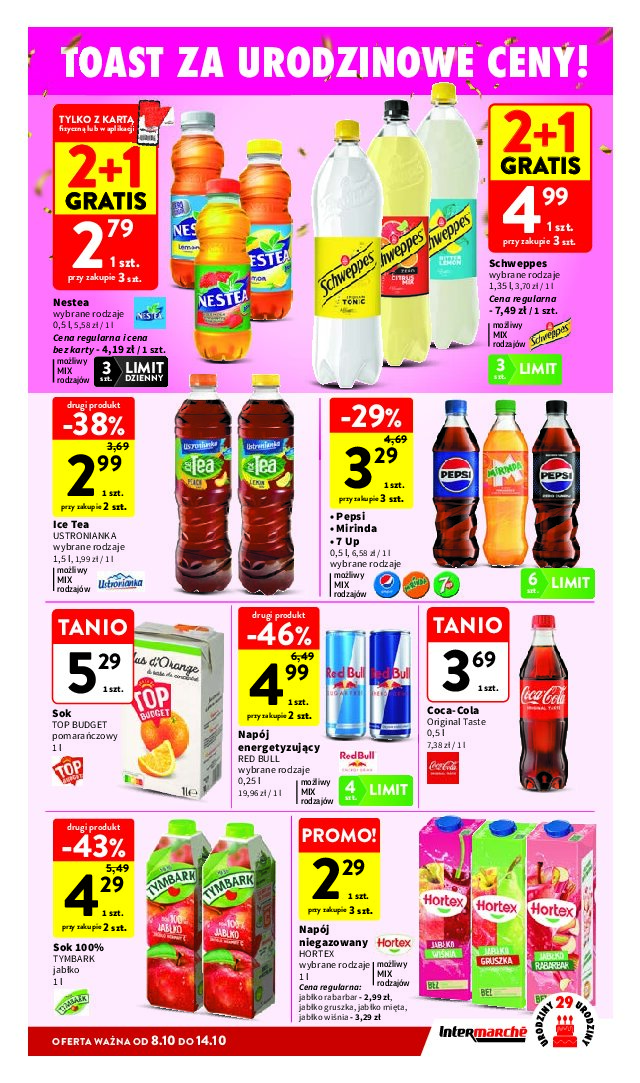 Gazetki promocyjne – napoje - gazetki promocyjne str. 32