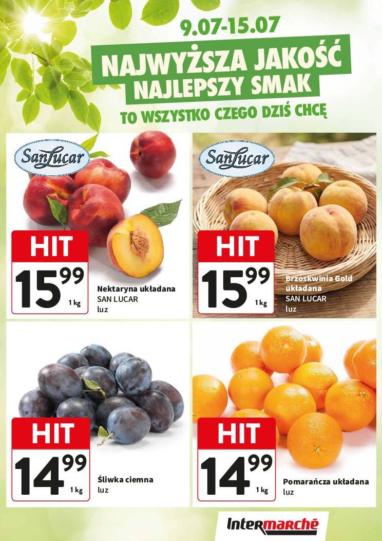 Gazetka Intermarche 09/07/2026 – 15/07/2026