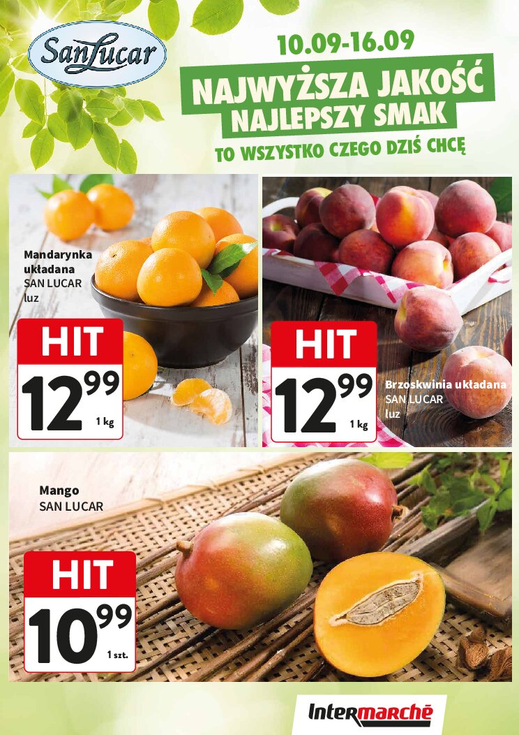Gazetka Intermarche 10/09/2026 – 16/09/2026