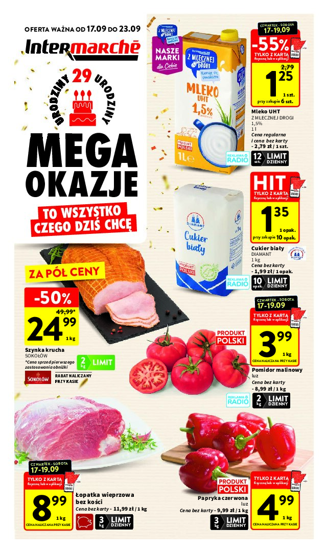 Gazetka Intermarche 17/09/2026 – 23/09/2026 - gazetki promocyjne str. 1