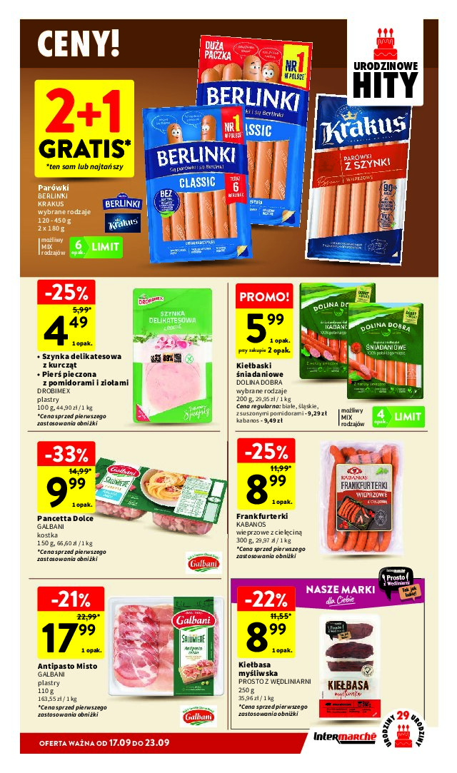 Gazetka Intermarche 17/09/2026 – 23/09/2026 - gazetki promocyjne str. 17