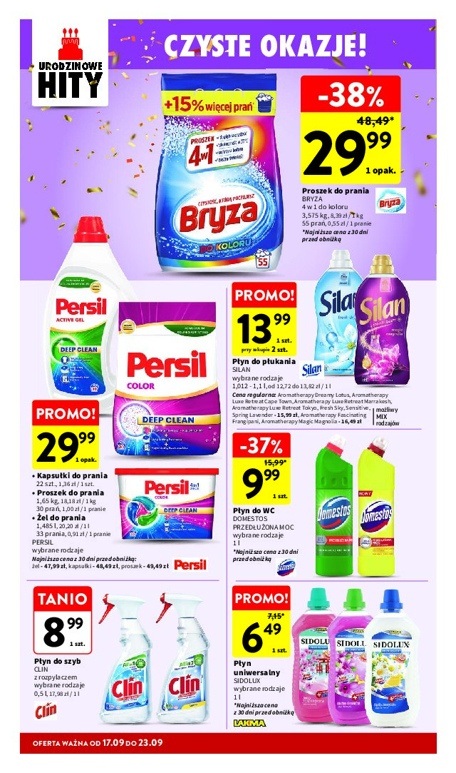 Środki do prania - gazetki promocyjne str. 32