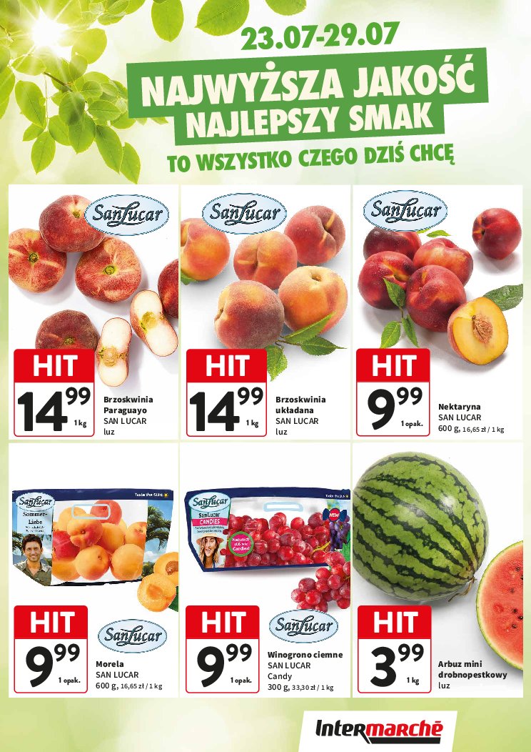 Gazetka Intermarche 23/07/2026 – 29/07/2026