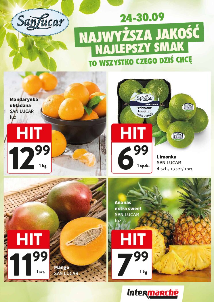 Gazetka Intermarche 24/09/2026 – 30/09/2026