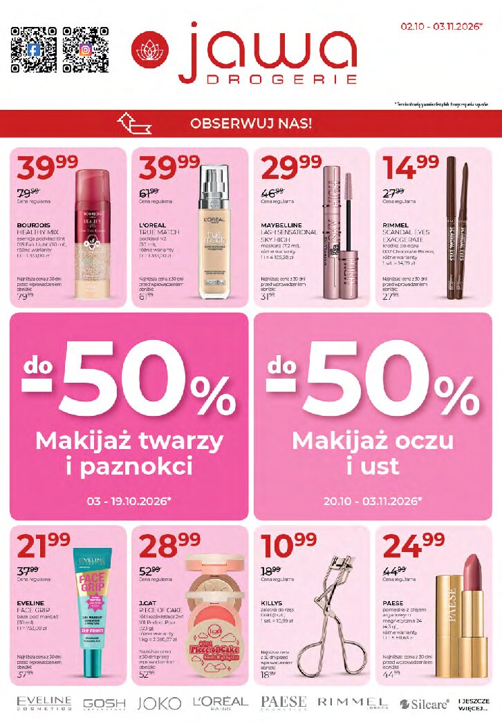 Gazetka Jawa 02/10/2026 – 03/11/2026 - gazetki promocyjne str. 1