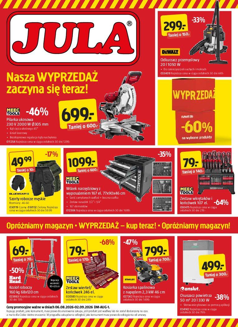 Gazetka Jula 06/08/2026 – 02/09/2026 - strona 1