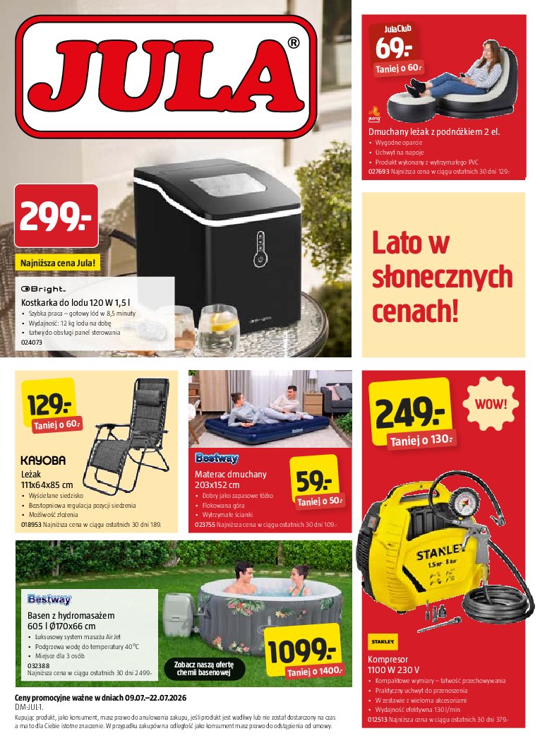 Gazetka Jula 09/07/2026 – 22/07/2026