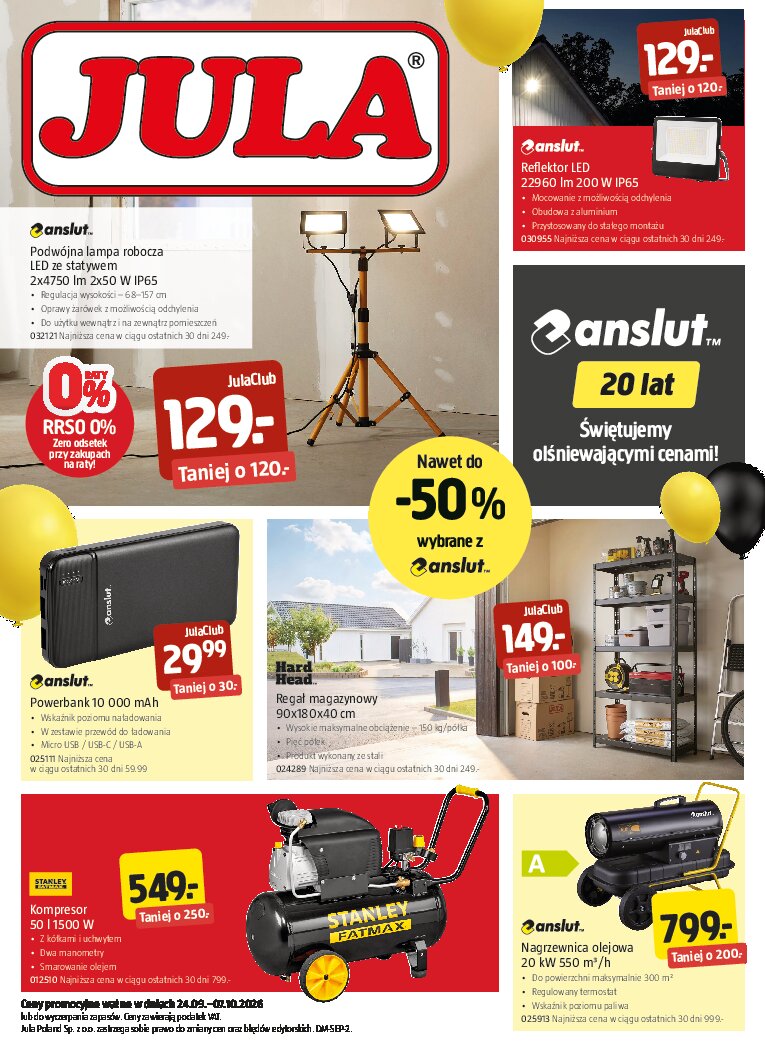 Gazetka Jula 24/09/2026 – 07/10/2026