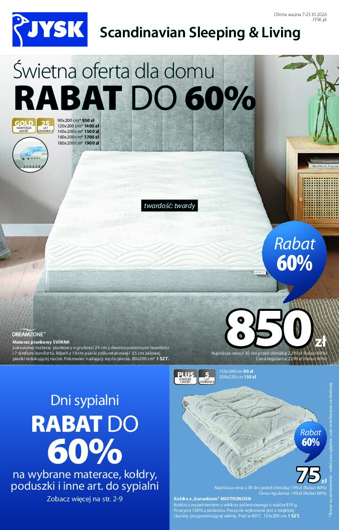Gazetka Jysk 07/10/2026 – 25/10/2026 - gazetki promocyjne str. 2